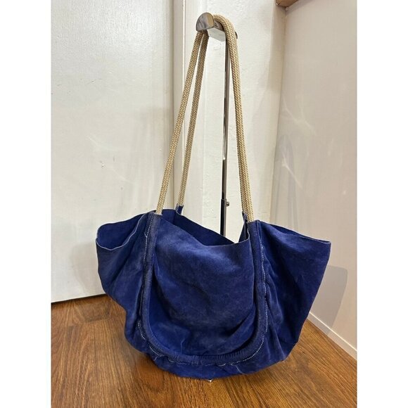 Proenza Schouler blue suede XL tote - Picture 6 of 11